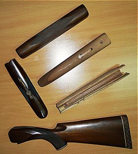 Приклади, кобури, кутии, аксесоари за оръжия